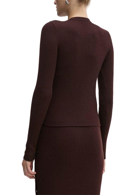 Ribbed wool long-sleeved jumper PINKO | sweaters | 104020 A15SM28